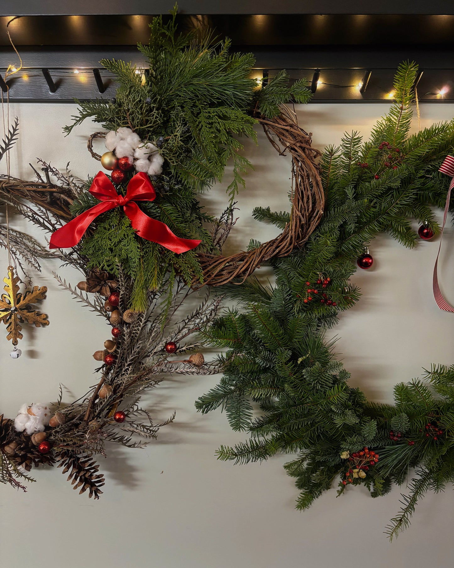 Atelier couronnes de Noël
