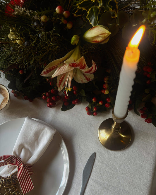Atelier centre de table de Noël