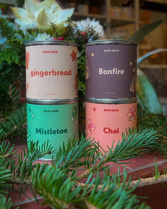 Bougies Bask Hour des Fêtes