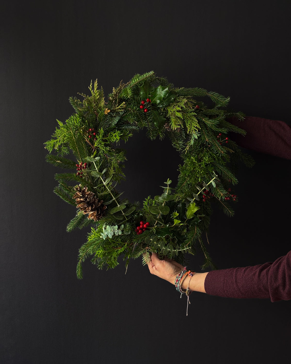[Atelier libre] Couronne des Fêtes