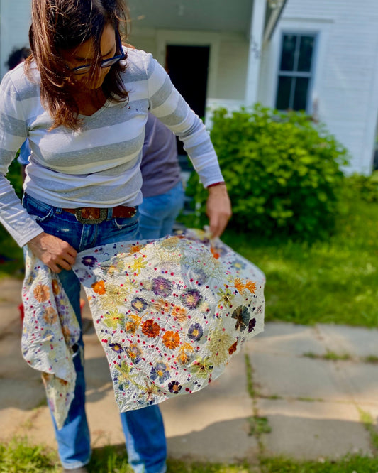 Atelier impression florale x Marie-Les-Bains